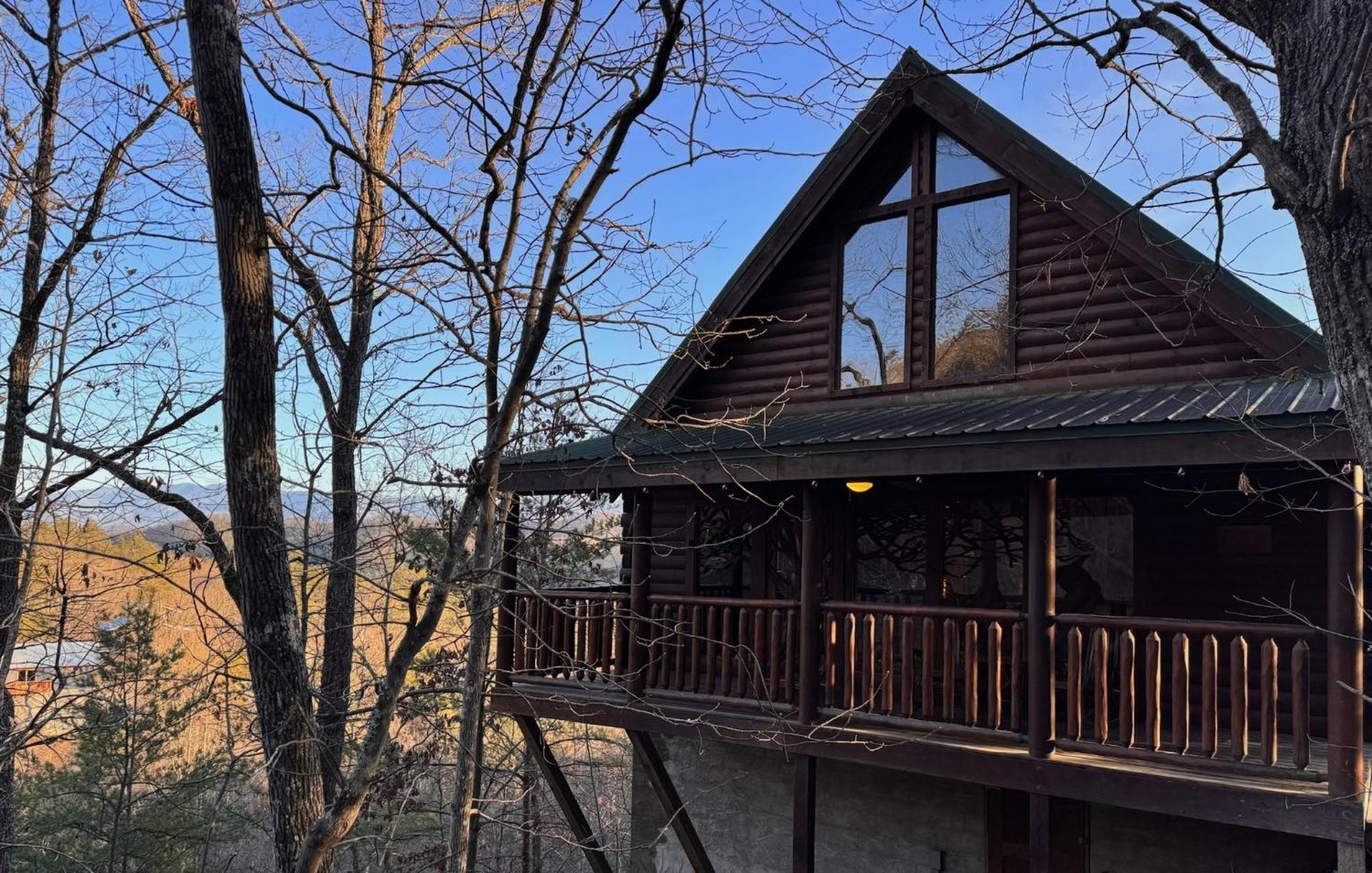 פיג'ן פורג' Smoky Paws - Exceptional Cabin, Stunning Mountain Views, Hot Tub, Tranquil, Gigabit Internet, Free L2 Ev מראה חיצוני תמונה